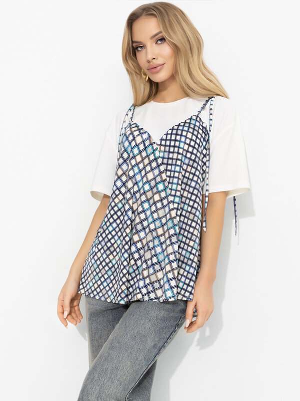 CHARUTTI Блуза 592688 12871 Синий