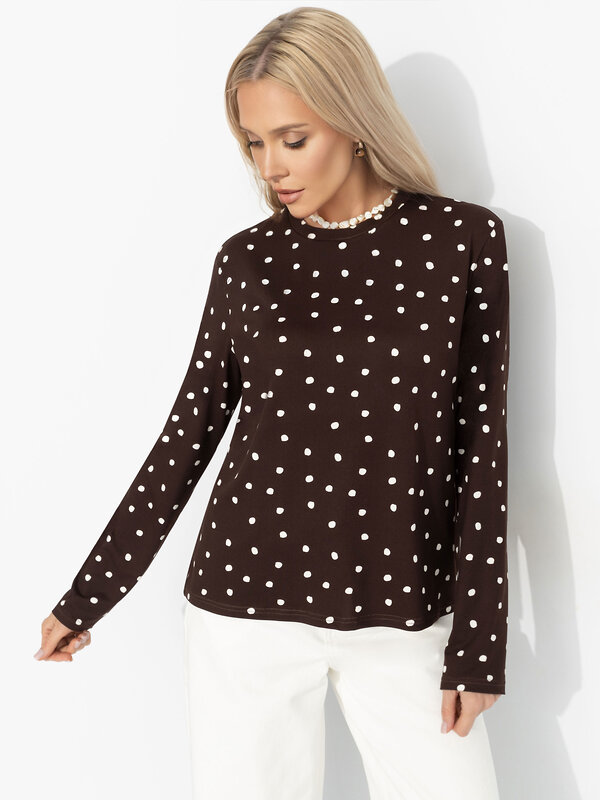 CHARUTTI Лонгслив 592696 12881 Коричневый