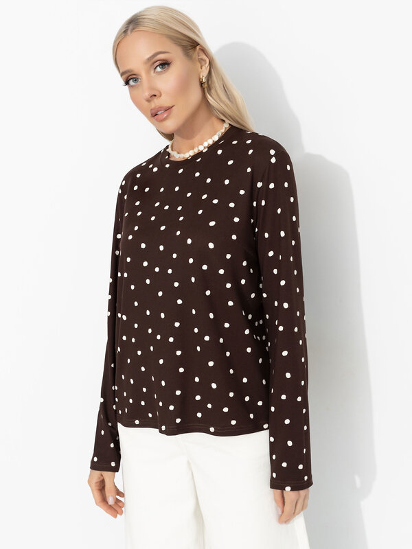 CHARUTTI Лонгслив 592696 12881 Коричневый