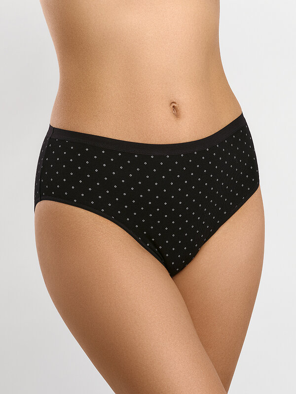 Minimi Трусы 592782 Mi 2221-26 Print Трусы Slip Midi (мультипак 3 шт.), CO Beige/Nero/Rosa Antico (Мультиколор)