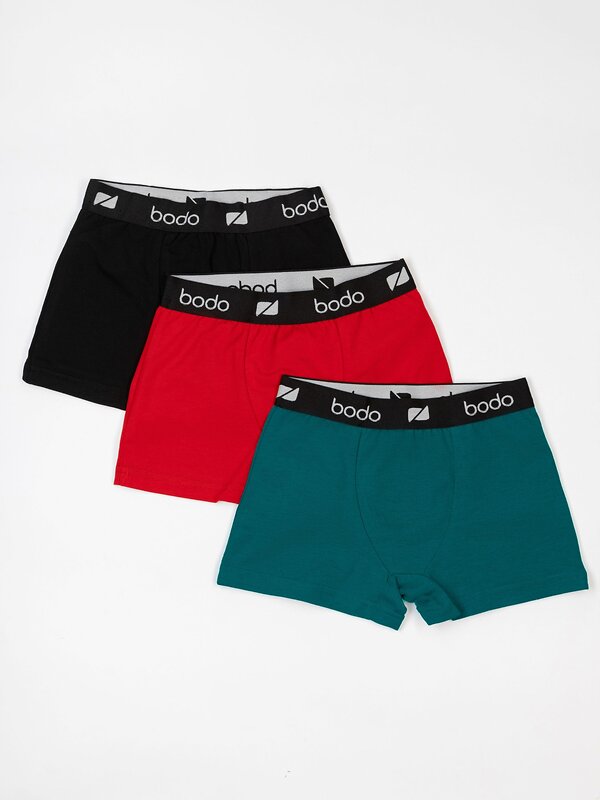 Bodo Трусы 592805 50-21MU черный/изумрудный/  красный