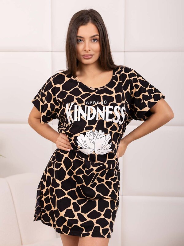 Текс-плюс Туника 592821 00-00248265 Бежевый,черный