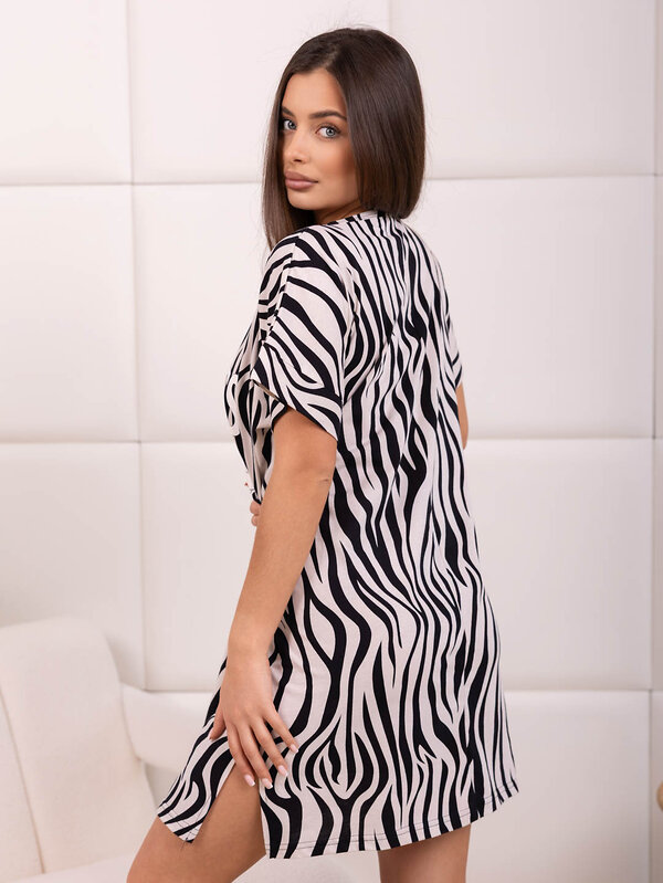 Текс-плюс Туника 592822 00-00248260 Светло - бежевый,черный