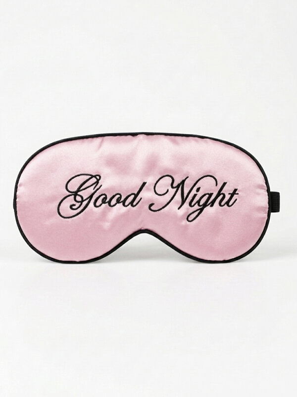 Nail Art Маска для сна женская на глаза / Good Night, шелковая, розовая 592859 28487 