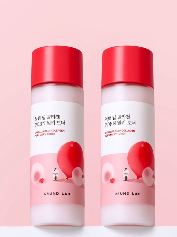 ROUND LAB Увлажняющий молочный тонер с экстрактом камелии и PDRN / Collagen Camellia, 150 мл 592895 28434 