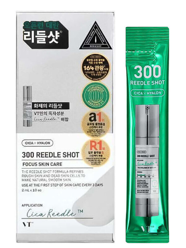 VT Cosmetics Бустер-сыворотка для лица с микроиглами / Reedle Shot 300 Stick, 10 x 2 мл 592907 28324 