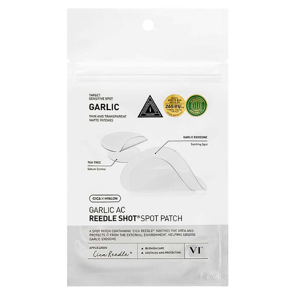 VT Cosmetics Патчи от постакне с микроиглами и чесноком / Garlic AC Reedle Shot Spot Patch, 48 шт. 592910 28505 