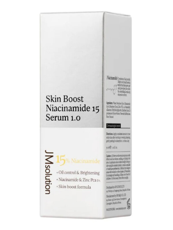 JMsolution Сыворотка для лица с ниацинамидом 15% / Skin Boost Niacinamide 15 Serum 1.0, 30 мл 592932 28519 