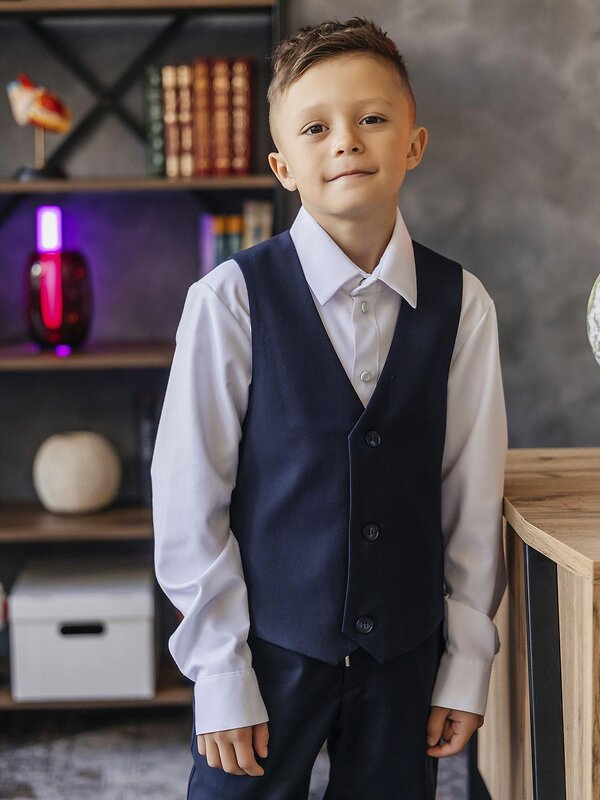 BATIK Жилет 592936 158 ш26-1 Т.синий