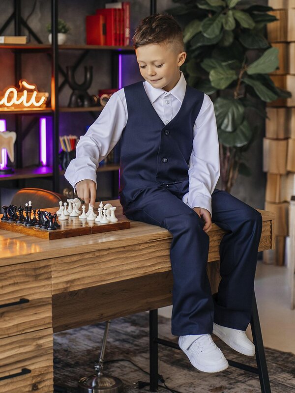 BATIK Жилет 592936 158 ш26-1 Т.синий