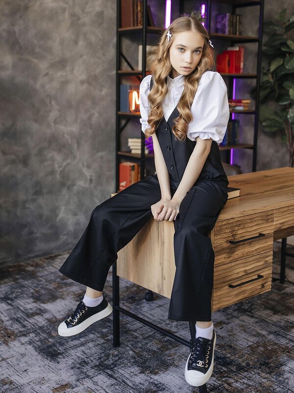 BATIK Жилет 592937 157 ш26-2 Черный