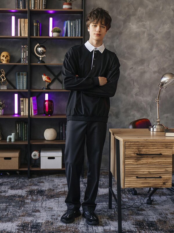 BATIK Брюки 592938 155 ш26-2 Черный