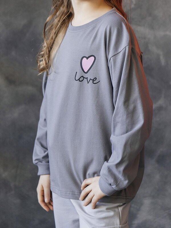 BATIK Лонгслив 592943 028/1_ЛС26 Графит