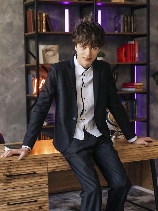 BATIK Пиджак 592951 142 ш26-2 Черный