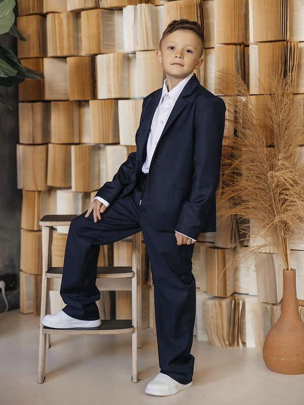 BATIK Пиджак 592952 142 ш26-1 Т.синий