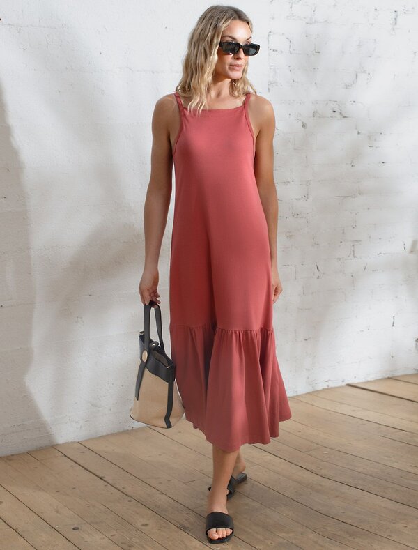 VILATTE Платье 592973 D42.126 т.коралл