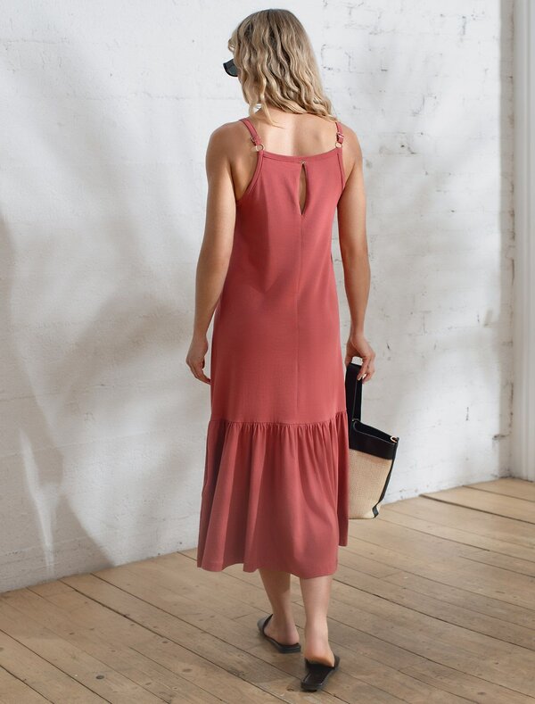 VILATTE Платье 592973 D42.126 т.коралл