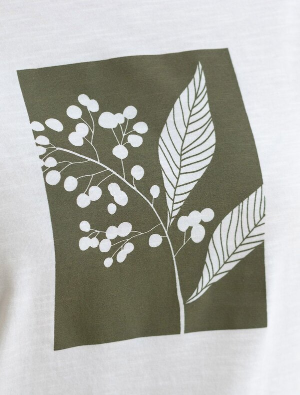 VILATTE Футболка 592994 D49.163 молочный_ветка