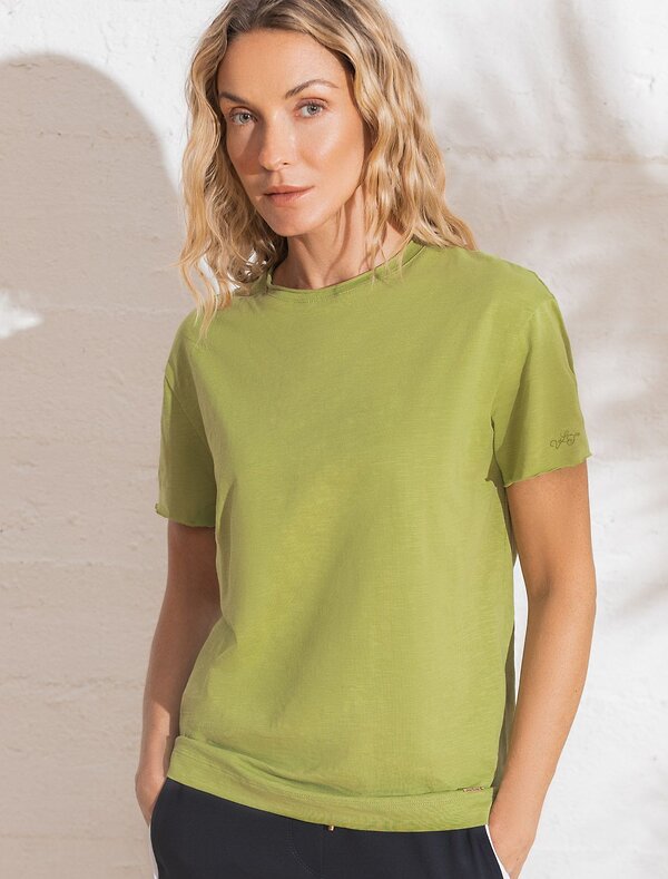 VILATTE Футболка 592997 D49.163 фисташковый