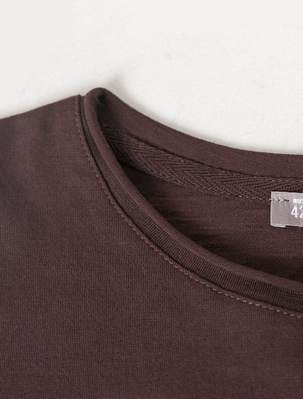 VILATTE Футболка 593001 D49.163 шоколад_modern_design