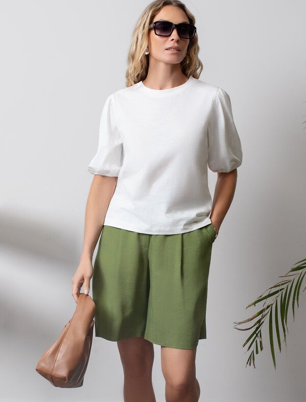 VILATTE Футболка 593003 D49.164 молочный