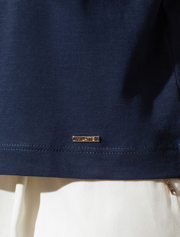 VILATTE Футболка 593004 D49.164 т.синий