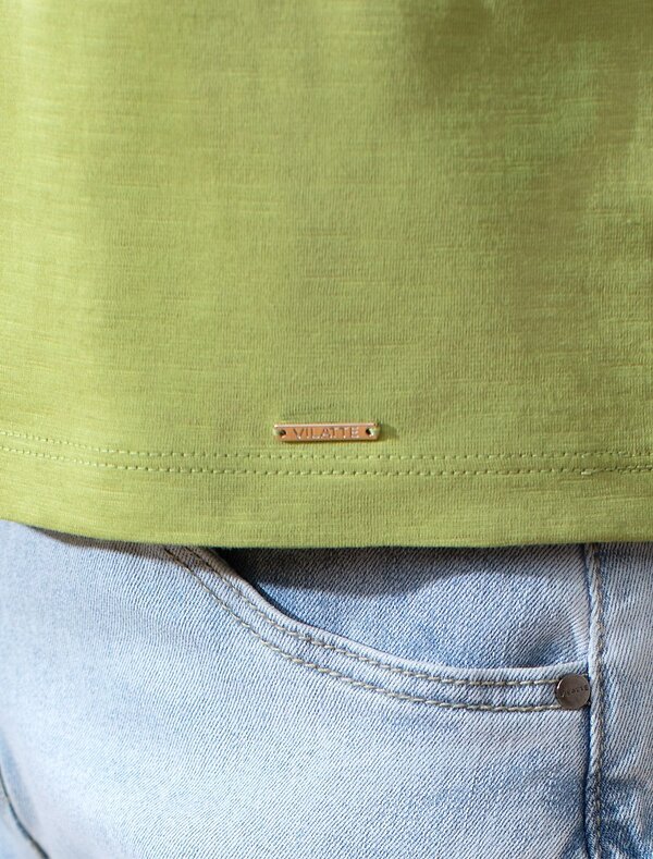 VILATTE Футболка 593005 D49.164 фисташковый