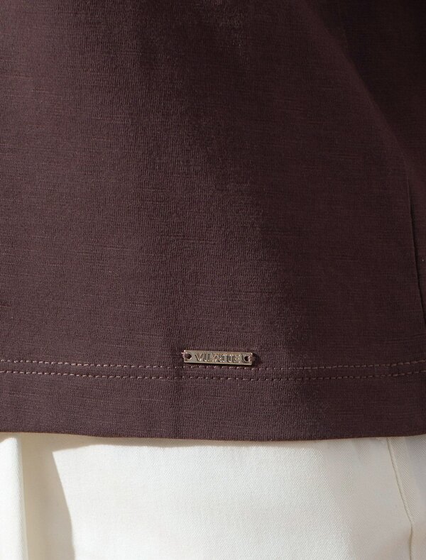 VILATTE Футболка 593006 D49.164 шоколад