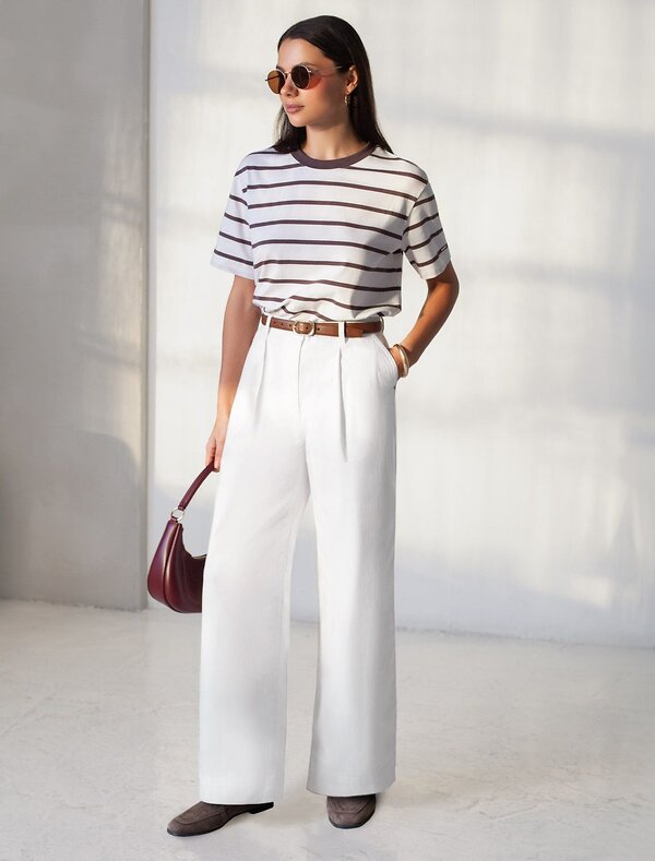 VILATTE Джинсы 593011 D54.318 белый