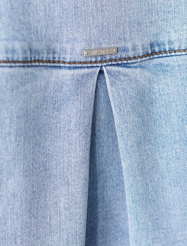 VILATTE Блузка 593021 D59.022 светло-голубой