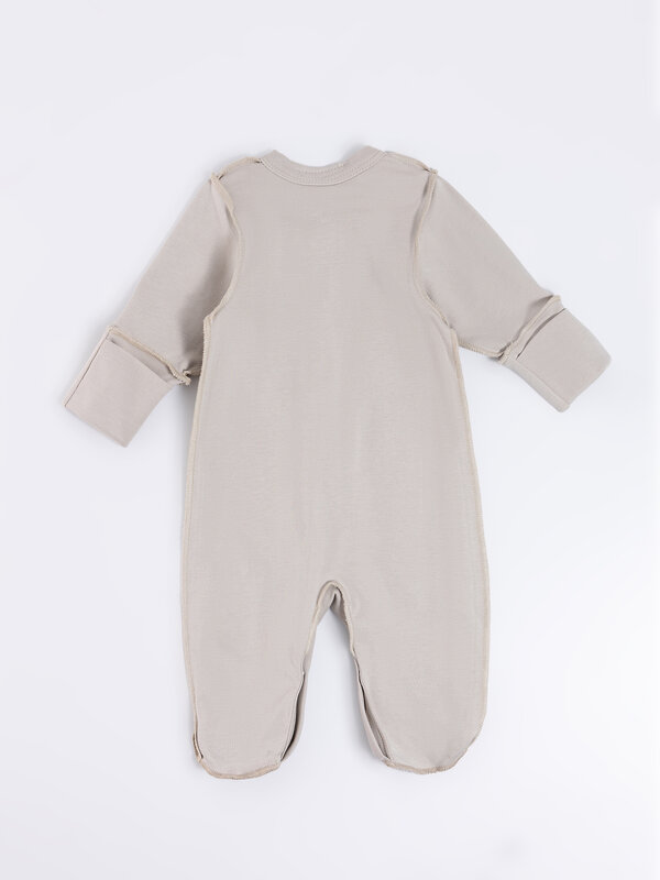 MARK FORMELLE Комбинезон 593272 14005-1-2 молочный +серо -коричневый +печать