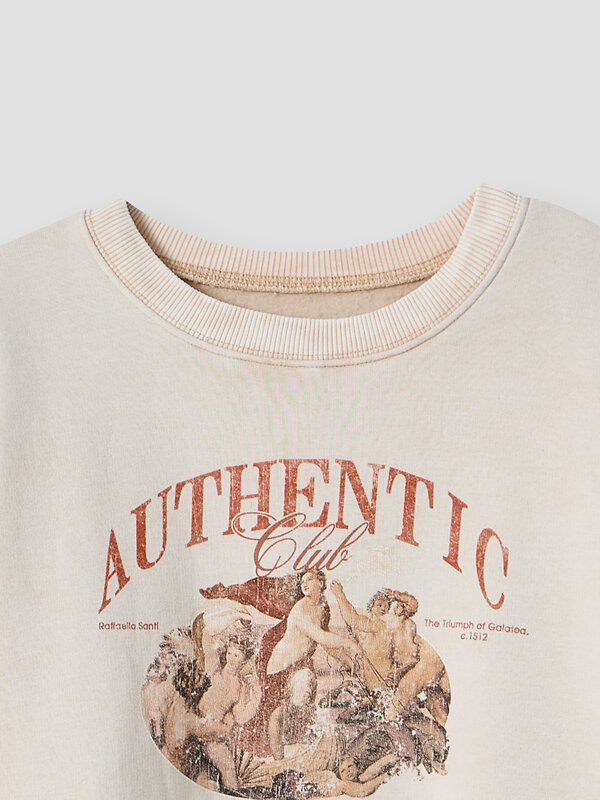 MARK FORMELLE Свитшот 593376 122530 ACID WASH античный +печать