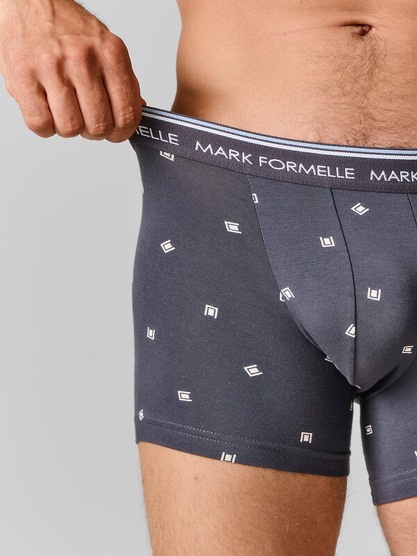 MARK FORMELLE Трусы 593441 411221 квадратный узор на графите