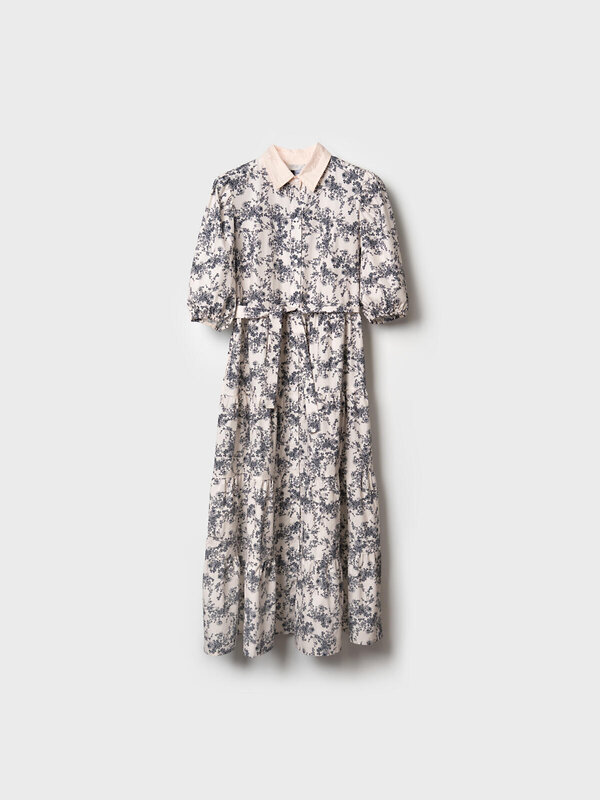 PLAYTODAY Платье 593572 12666165 beige, dark grеy