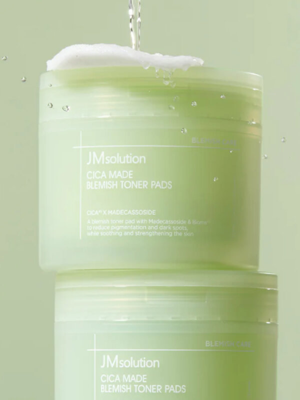 JMsolution Успокаивающие тонер-пэды для лица с центеллой / Cica Made Blemish Toner Pads, 100 шт. 593713 28525 