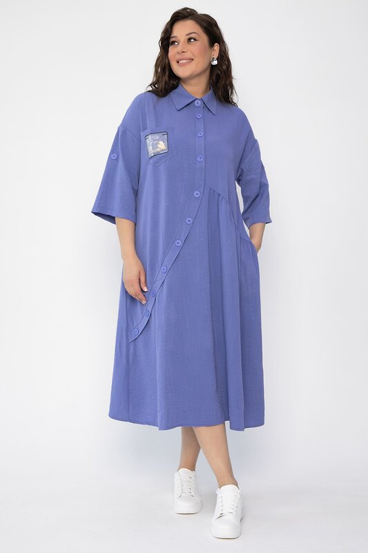 LT Collection Платье 593965 П15685-5М Синий