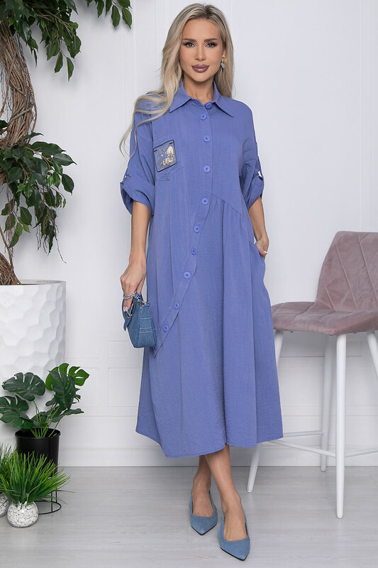 LT Collection Платье 593965 П15685-5М Синий