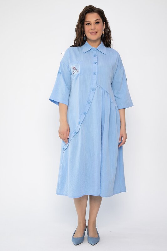 LT Collection Платье 593966 П15684-5М Голубой