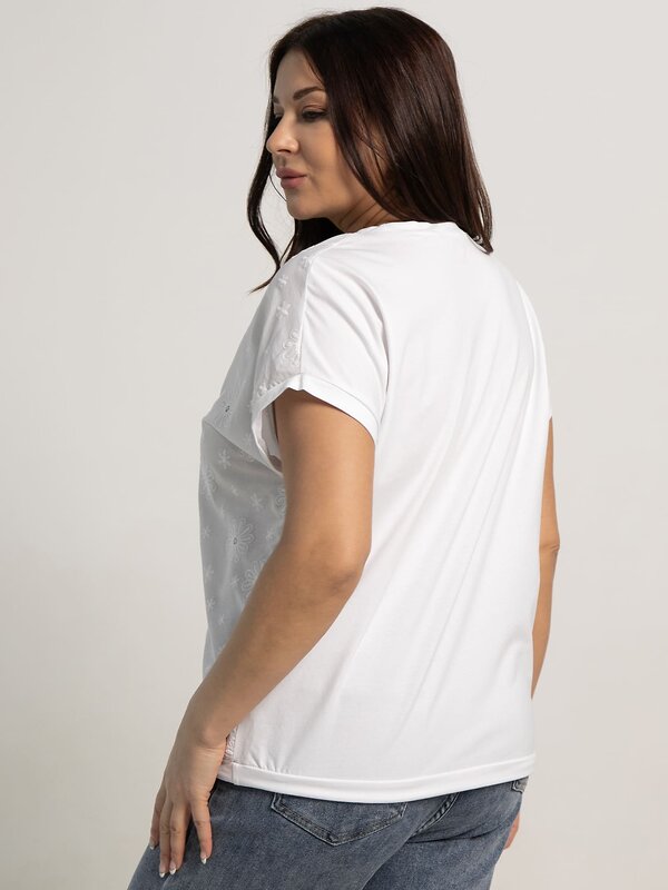 LT Collection Блуза 593987 Б15707-20М Белый
