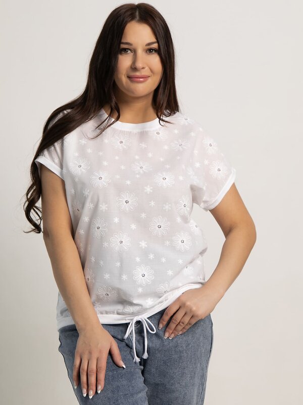 LT Collection Блуза 593987 Б15707-20М Белый