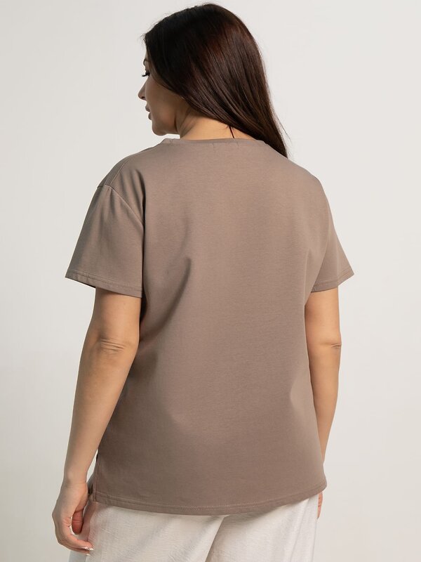 LT Collection Блуза 593988 Б15711-18М Коричневый