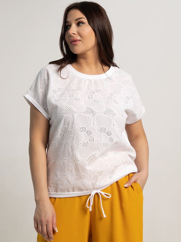 LT Collection Блуза 593992 Б15705-20М Белый