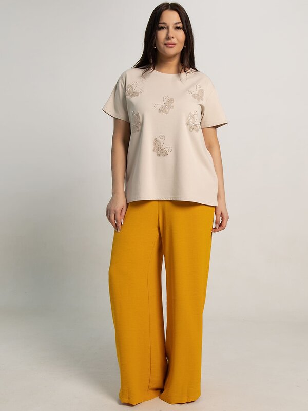 LT Collection Блуза 593993 Б15710-18М Бежевый