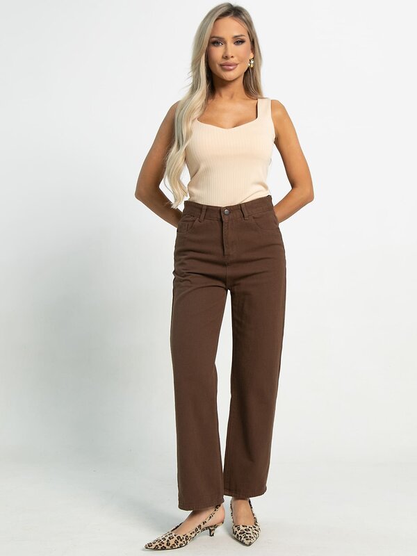 LT Collection Джинсы 593997 Б15703-13М Коричневый