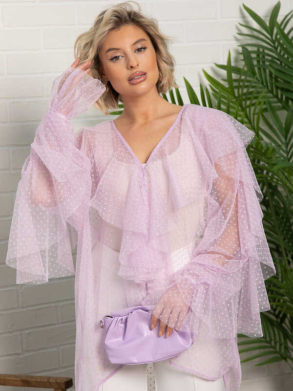 LT Collection Блуза 594006 Б15549-39М Фиолетовый