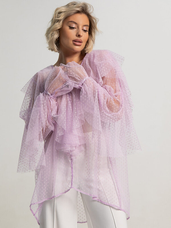 LT Collection Блуза 594006 Б15549-39М Фиолетовый