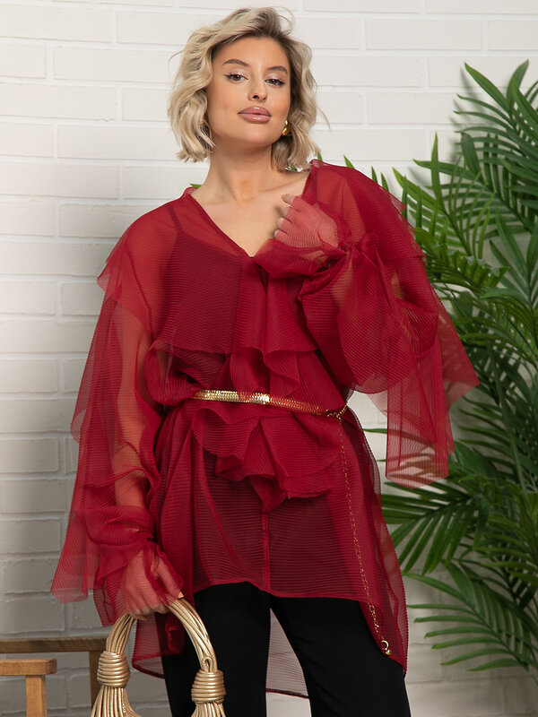 LT Collection Блуза 594007 Б15547-39М Красный