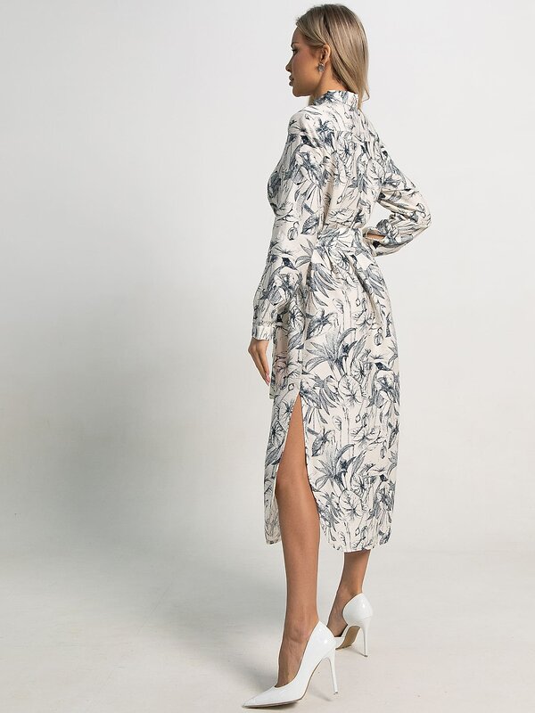 LT Collection Платье-рубашка 594009 П15555-10М Белый
