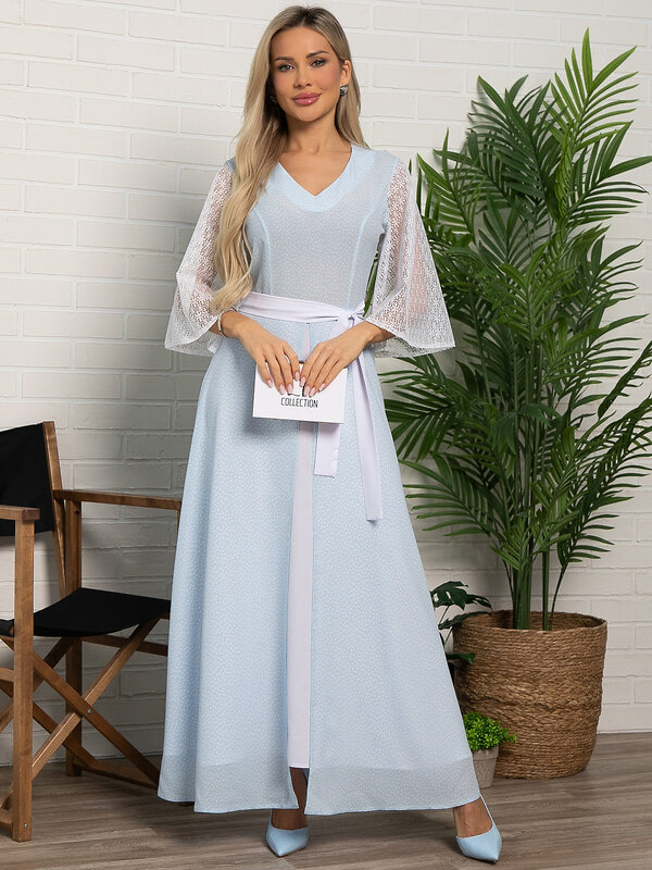 LT Collection Платье 594010 П15560-18М Голубой