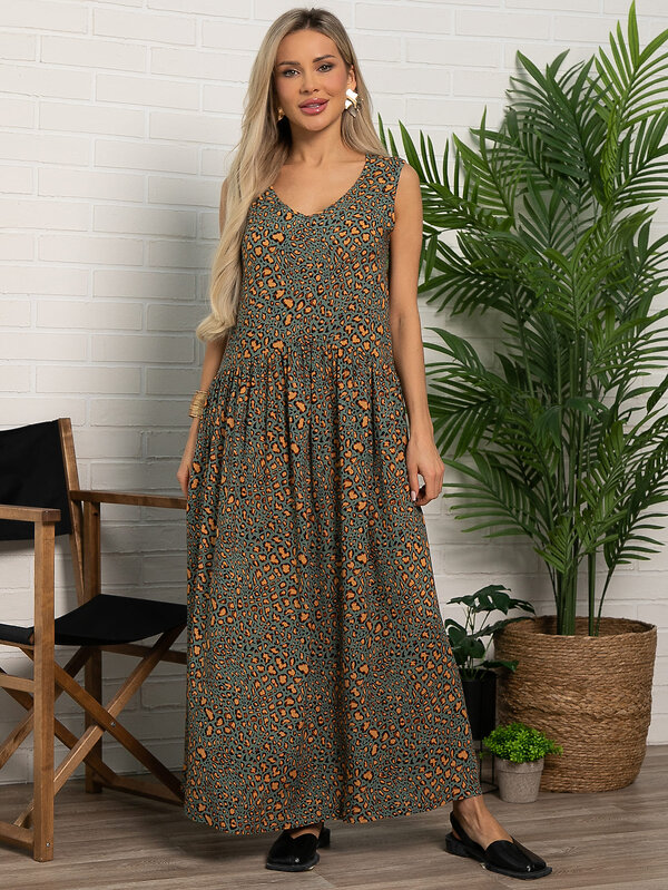 LT Collection Сарафан 594025 П15605-1М Зеленый